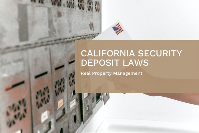  California Security Deposit Law
